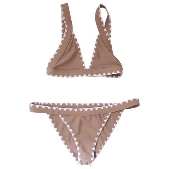 LOVERS & FRIENDS Adrift bikini Top S bottom L - Picture 2 of 5